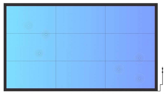 125Hz DIY IR Touch Frame 93 Inch Large Touch Screen Overlay For Video Wall LVD Approved