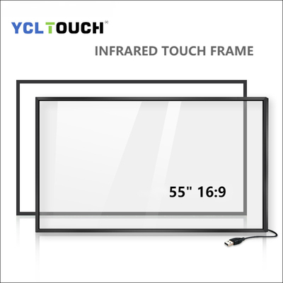 Khung cảm ứng hồng ngoại YCLTOUCH 55 inch Khung mở tương tác chính xác cao